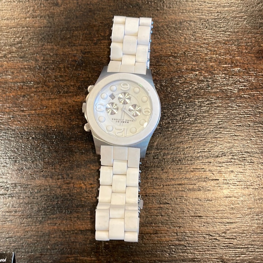 White Marc Jacobs watch